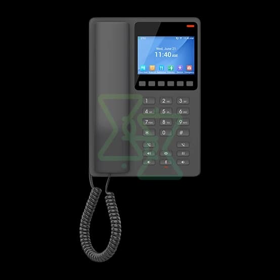 Grandstream GHP631 – Telefon IP Hotelier cu 2 Linii, PoE