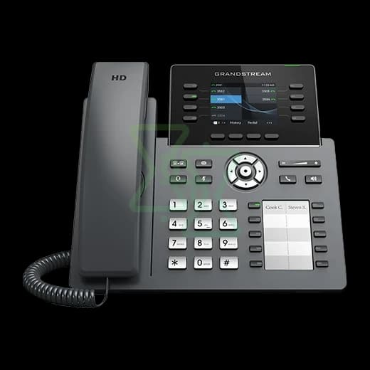 Grandstream GRP2634 – Telefon IP profesional cu 8 linii, Wi-Fi 6 și Bluetooth pentru afaceri